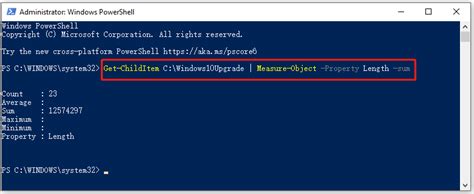 List Folder Name And Size Powershell