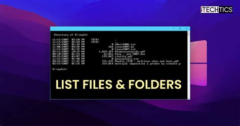 List Folders Size Command Line
