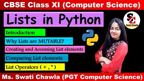 list in python class 11 questions and answers