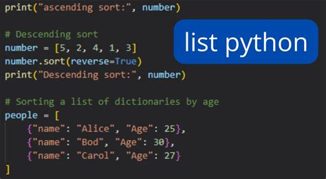 list in python example w3schools