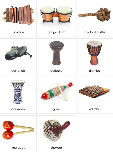 list of african percussion instruments
