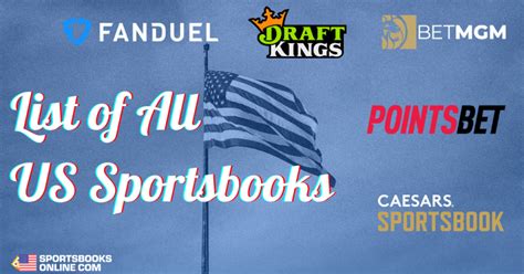 list of all us sportsbooks