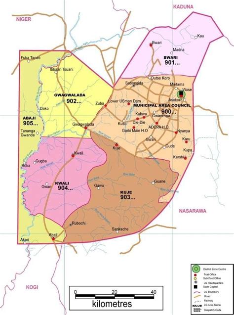 list of area councils in abuja