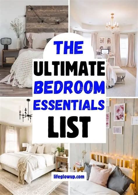 List Of Bedroom Essentials