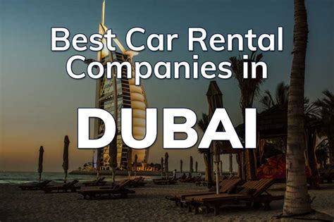 list of car rental companies in dubai