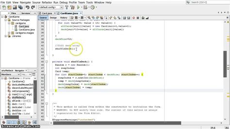 List Of Cards Java