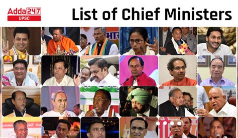 list of chief ministers 2023