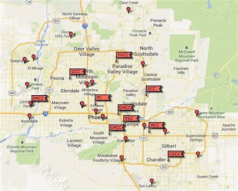 list of community colleges in phoenix arizona