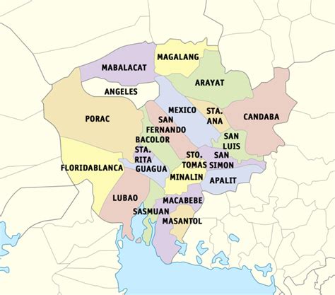 list of district in pampanga