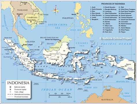 list of districts by island in indonesia