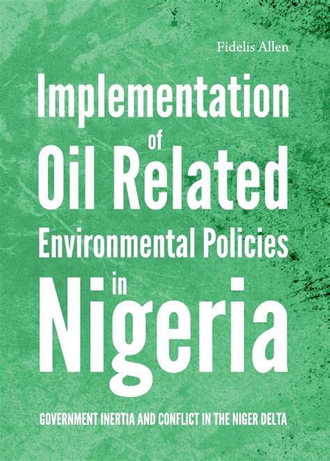 list of environmental policies in nigeria
