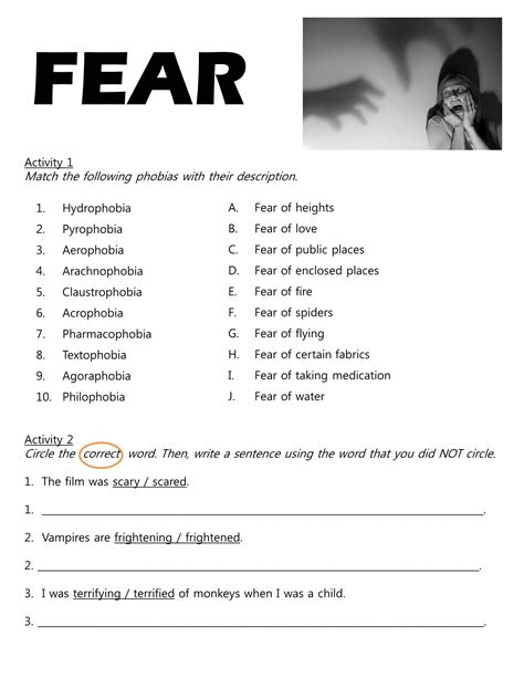 list of fears in recovery