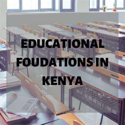 list of foundations in kenya