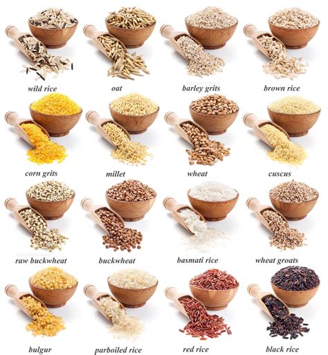 list of grains for kids