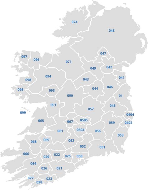 List Of Irish Postal Codes