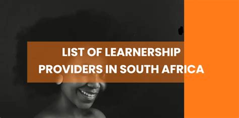 list of learnerships in south africa