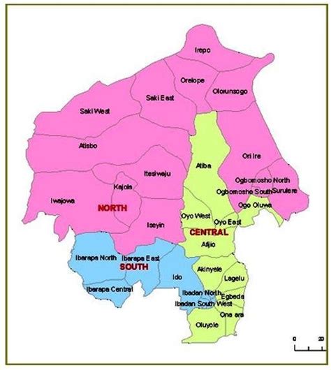 list of local government in oyo state