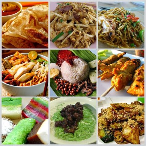 list of malaysian food