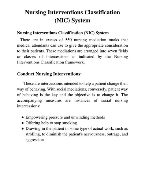 5 NIC Interventions