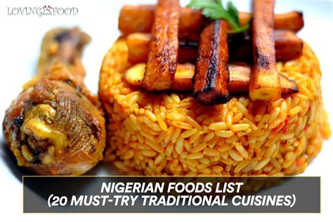 list of nigerian food stuff