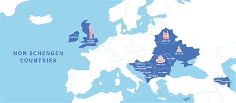 list of non schengen countries in europe
