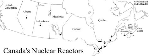 list of nuclear power plants in canada
