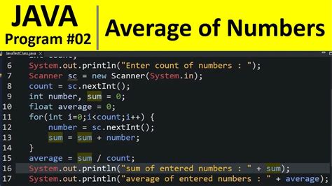 list of numbers in java