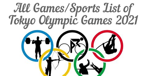 list of olympic sports 2021
