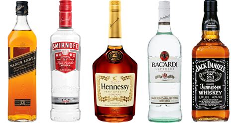 list of popular liquor