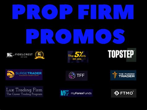 list of prop trading firms