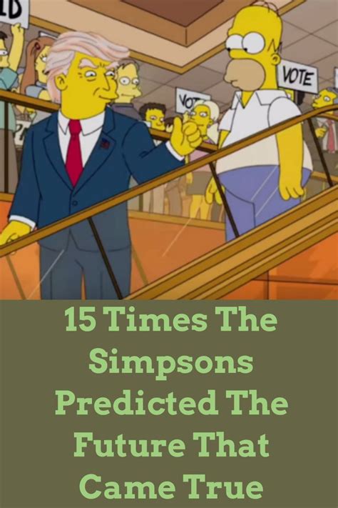 list of simpsons predictions that came true