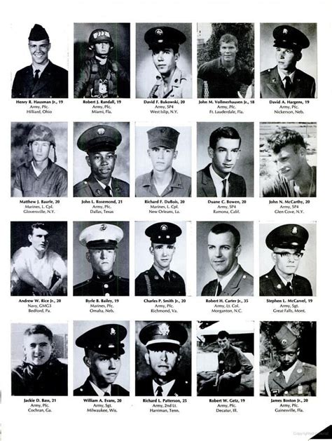 list of soldiers killed in vietnam war