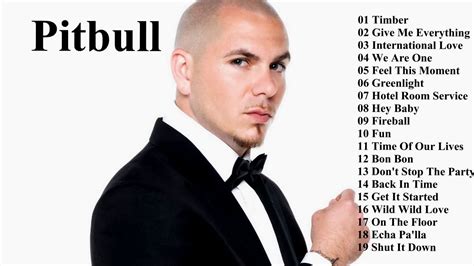 list of songs featuring pitbull