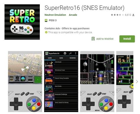 list of the Best SNES Emulators for Android devices