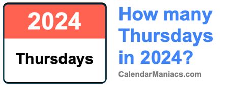 list of thursday dates in 2024