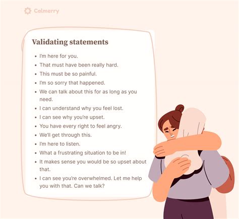 list of validating statements