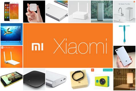 list of xiaomi products