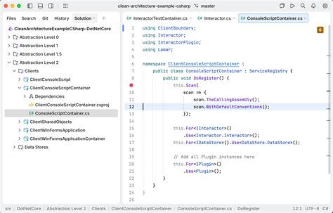 List Projects In Solution C#