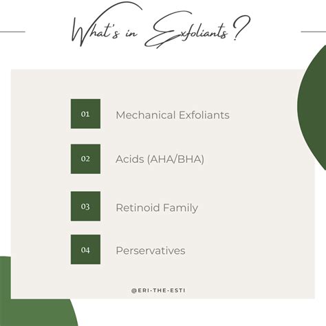 List Some Examples Of Mechanical Exfoliants