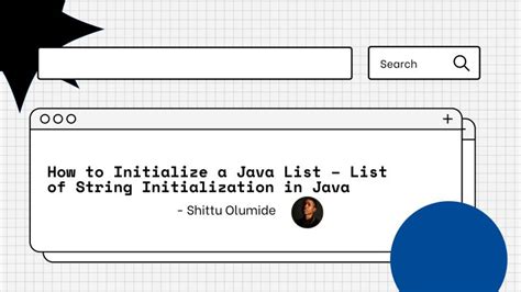 list string initialization in java