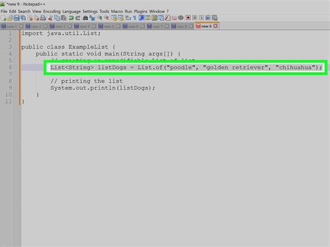list string initialize with values java