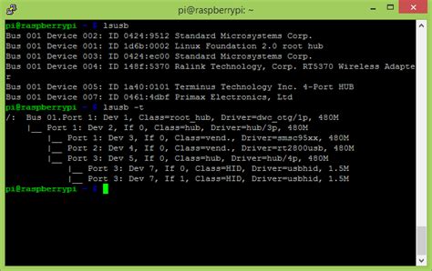 List Usb Devices On Raspberry Pi