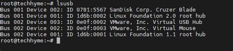 List Usb Devices Ubuntu Terminal