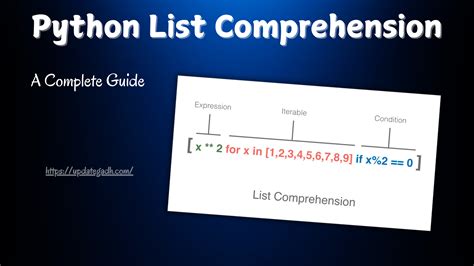 Level Up Your Python Skills with List Comprehension YouTube