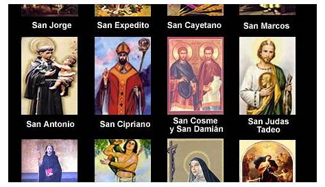 Lista De Santos Y Sus Virtudes