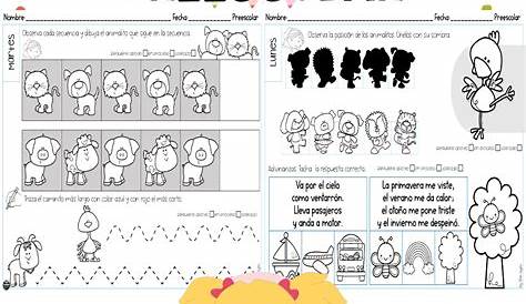 SUPER RECOPILATORIO TAREAS para preescolar hasta tercero de primaria