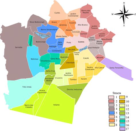 lista de bairros de campina grande