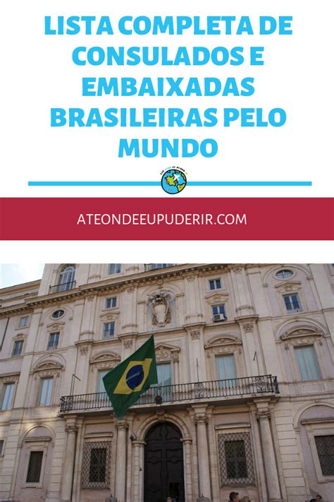 lista de embaixadas no brasil