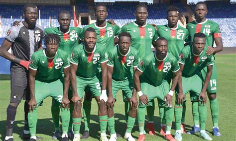 liste match burkina faso