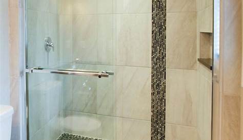 Standard Shower with Upgraded Floor tile and Vertical